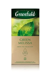 Чай Гринфилд Грин Мелисса зеленый, 25 пaкетов