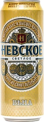 Пиво Невское светлое в банке 4,6 % алк., 0,45 л